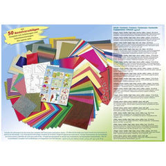 Folia - Boîte de bricolage Jumbo 107 pièces multicolores - Arts et loisirs créatifs