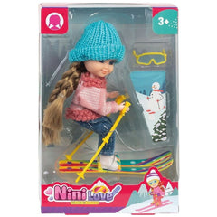 Ginmar - Poupées Nini Love Aventures d'Hiver 10 Cm Poupée Articulée - Sélection Aléatoire