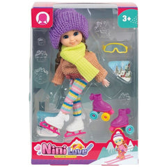 Ginmar - Poupées Nini Love Aventures d'Hiver 10 Cm Poupée Articulée - Sélection Aléatoire