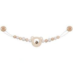 Gollness - Stroller Chain Bear Head With Clips - Baby Toys & Activity Equipment