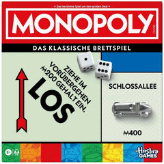 HASBRO - Monopoly Classic - Board Games - German Edition