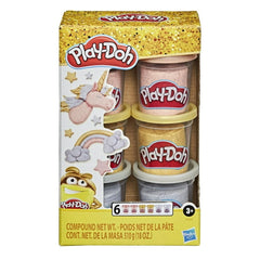 Hasbro - Collection de Pâte à Modeler Métalliques Play Doh - Argile et Pâte à Modeler