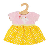 Heless - Poupées - Robe Bunny Lou - Haut pelucheux - 18M+ - Accessoire poupée