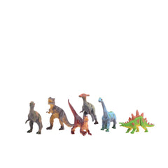 Johntoy - Monde Animal Dinosaurs Pack de 6 Pcs - Figurines d'Action et de Jouets