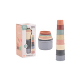 Johntoy - Bio Plastic Stackable Cups - Sorting & Stacking Toys