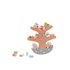 Johntoy - Arbre d'équilibre en bois - Jouets d'activité pour bébés