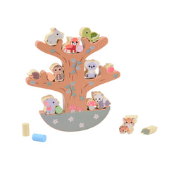 Johntoy - Arbre d'équilibre en bois - Jouets d'activité pour bébés