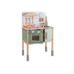 Johntoy - Wooden Kitchen With Accessories - Pretend Professions & Role Playing