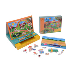 Johntoy - Wooden Magnetic Playset - Educational Toys
