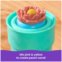 Kinetic Sand Squish Blossom Fleur Épanouie