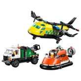 LEGO - City - Airplane, Service Truck & Hovercraft Remix - Construction Set Toys - 60505