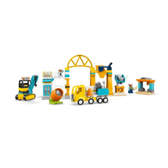 LEGO - DUPLO 3 en 1 Chantier de Construction et Véhicules - Jouets de Construction