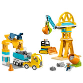 LEGO - DUPLO 3 en 1 Chantier de Construction et Véhicules - Jouets de Construction