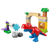 LEGO DUPLO Marvel Dinosaur Spidey-Rex vs. Green Goblin (10463) - 25 Piece - Age +2 - Construction Set Toys