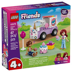 LEGO - Voiture de livraison de gâteau licorne Friends - Jouets de construction
