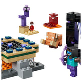 LEGO - Voyage au Portail du Nether et de l'End - Ensemble de Jouets de Construction