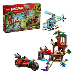 LEGO - Ninjago Combat de la Maison de l'Arbre du Véhicule Ninja - Jouets de Construction