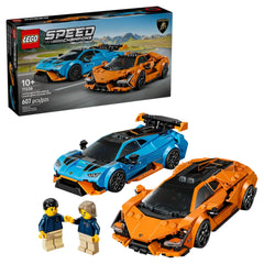 LEGO - Speed Champions Lamborghini Revuelto & Huracán STO - Figurines d'action et jouets