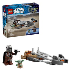 LEGO - Star Wars Le Speeder Bike de Grogu - Ensemble de construction Jouets
