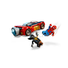 LEGO - Super Heroes - Spider-Man Car vs. Venomized Wolverine - Construction Set Toys - 76336
