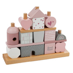 Label-Label - Stacking Blocks House - Sorting & Stacking Toys