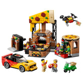 LEGO - City Pizza Delivery Experience with Vehicles - Jouets de Construction - 6+ - 72060496