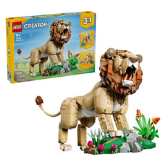 LEGO - Creator 3 En 1 Animaux Sauvages : Lion Majestueux - Jouets de Construction - +9 - 72031386