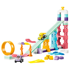 LEGO - Duplo 3 en 1 Rampes Créatives avec Véhicules - Jouets de Construction - Âge +3 - 72010478