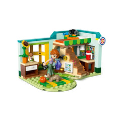 LEGO® Friends Autumn's Room set features a mini-doll photographing a playful ferret inside a vibrant, buildable room decorated with nature-themed accessories and a sunlit window.