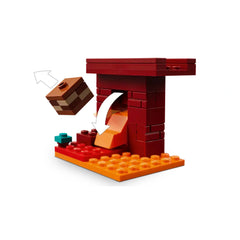Lego - Minecraft - La bataille de lave du Nether - Ensemble de construction
