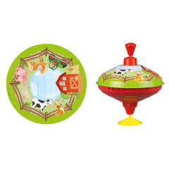 Lena - Toupie - Ferme Rotative 16 cm - Jouets d'Activité pour Bébé