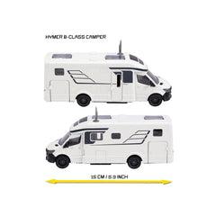 Majorette - Véhicules jouets - Camping-car Hymer B-Class - 19 cm - 3 Ans+