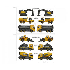 Majorette - Volvo Construction 3 Pcs Set Play Vehicle - Assorted