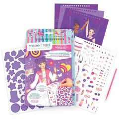 Make It Real - Carnet de croquis de mode Art Groovy Vibes - Arts et Loisirs