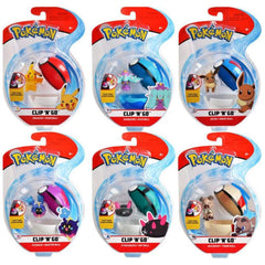JAZWARES - Pokémon Clip N Go Figure and Poké Ball - Action & Toy Figures