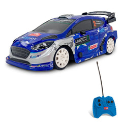 Mondo - Ford Fiesta WRC Télécommandé 2,4 GHz 1:28 Fonction Complète avec Carrosserie Lexan - Véhicules de Jeu