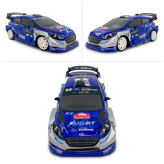 Mondo - Ford Fiesta WRC Télécommandé 2,4 GHz 1:28 Fonction Complète avec Carrosserie Lexan - Véhicules de Jeu