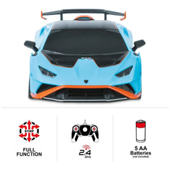Mondo - Lamborghini Huracan STO Télécommandé 2,4 GHz 1:24 Fonction Complète - Véhicules de Jeu