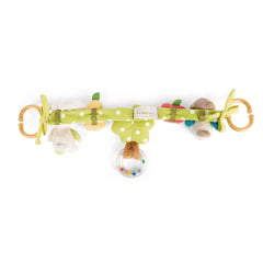 NICI - My First NICI Pram Rattle Chain Rabbit Owl - Baby Activity Toys