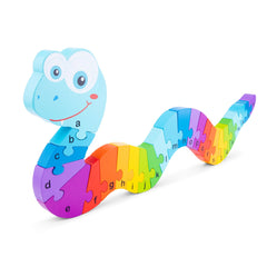 New Classic Toys - Puzzle Alphabet - Serpent - Jouets Éducatifs