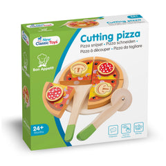 New Classic Toys - Set de Découpe - Pizza Salami - Professions Imaginaires & Jeux de Rôle