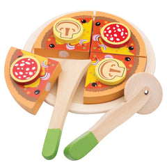 New Classic Toys - Set de Découpe - Pizza Salami - Professions Imaginaires & Jeux de Rôle