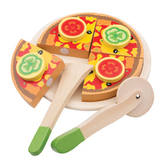 New Classic Toys - Set de Découpe - Légumes à Pizza - Professions Imaginaires & Jeux de Rôle
