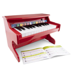 New Classic Toys - Electronic Piano - 25 Keys - Red - Musical Instruments