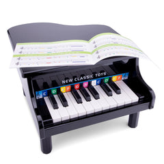 New Classic Toys - Grand Piano - 18 Keys - Black - Musical Instruments