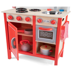 New Classic Toys - Kitchenette - Deluxe - Red - Pretend Professions & Role Playing