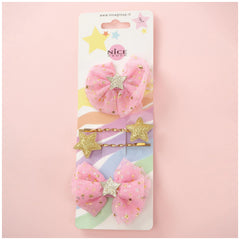 Nice - Classy Ribbon Hair Clip Set - Personal Care