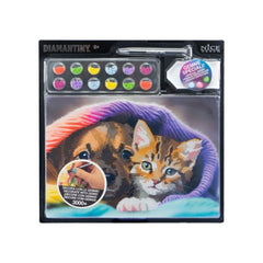 Nice - Diamantiny Artist Level Up Painting On Canvas Pets - Random Selection - Arts & Crafts