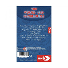 Noris - 100 Dice- and Tossgames - Board Games - International Edition - Board Games