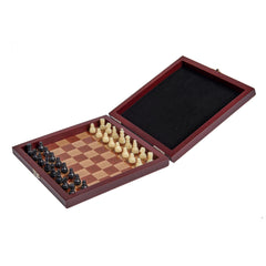 Noris - Deluxe Magnetic Chess in Wooden Box - Board Games - International Edition - Board Games